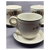 Vintage Masonic Porcelain Demitasse Set