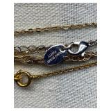 Mixed Gold and Silver tone Necklace Lot