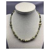 Handcrafted Beaded Sterling Silver 925 Necklace