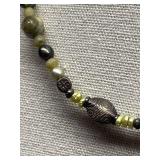 Handcrafted Beaded Sterling Silver 925 Necklace