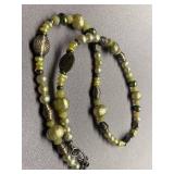 Handcrafted Beaded Sterling Silver 925 Necklace