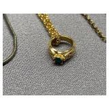 Assorted Signed Gold tone, Silver tone & faux Pearl Necklaces