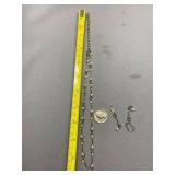 Vintage Sterling Silver 925 Pearl Necklace and Earrings Set