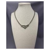 Elegant Vintage Rhinestone Necklace Jewelry