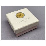 Gold Cake Bee Earrings 18K Gold Plate Sterling Silver 925