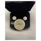 R.H. Macy & Co Sterling Silver 925 Stud Earrings