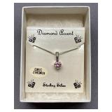 Sterling Silver 925 Cubic Zirconia Necklace