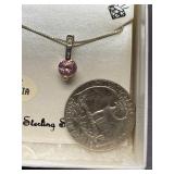 Sterling Silver 925 Cubic Zirconia Necklace