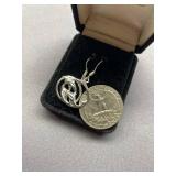 Creed Sterling Silver 925 Dolphin Earrings