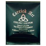 Carrick Art Celtic Sterlinig Silver 925 Pendant Necklace 18"