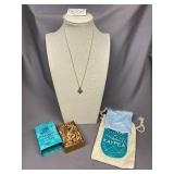 Kaypea Sterling Silver 925 Moonstone Necklace