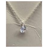 Sterling Silver 925 Necklace 16" Pendant