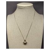 Sterling Silver 925 Heart Locket Necklace