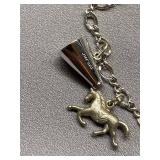 Vintage Sterling Silver 925 Charm Bracelet