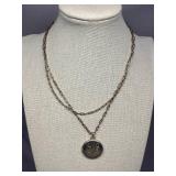 Stella & Dot Sterling Silver 925 Locket Necklace