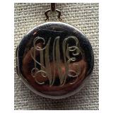 Stella & Dot Sterling Silver 925 Locket Necklace