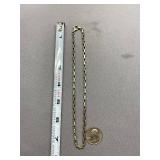 Sterling Silver Box Link Necklace 925