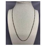 Vintage Italian 925 Sterling Silver Chain Necklace