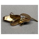 Napier Vintage Sterling Silver 925 Floral Brooch