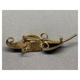 Napier Vintage Sterling Silver 925 Floral Brooch