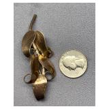 Napier Vintage Sterling Silver 925 Floral Brooch