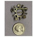 Vintage Sterling Silver 925 Brooch