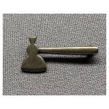 Vintage Signed Sterling 925 Silver Axe Tomahawk Pin