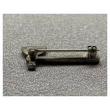 Vintage Signed Sterling 925 Silver Axe Tomahawk Pin
