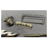 Vintage Brooch & Pin Assortment