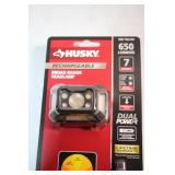 Husky Rechargeable Broad Range Headlamp 650 Lumens