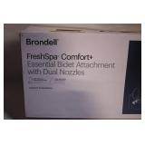 Brondell FreshSpa Comfort+ Bidet Attachment with Dual Nozzles