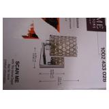 Home Decorators Collection Kristina Light Wall Sconce