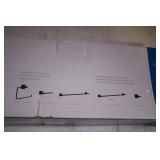 Franklin Brass Maxted 3-Piece Bath Hardware Set in Matte Black