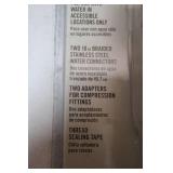 Everbilt Water Heater Installation Kit with Stainless Steel Connectors