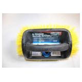 Unger 4-Sided Scrub Brush with Lock-On Thread System