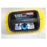 Unger Professional 4-Sided Scrub Brush with Lock-On Thread System