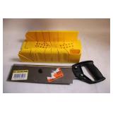 Stanley Hand Saw with Plastic Miter Box Set