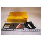Stanley Hand Saw with Plastic Miter Box Set
