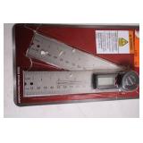Digital Angle Finder with Ruler - CR2032 Battery Included