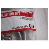 Everbilt Steam Dryer Installation Kit & 12 ft Icemaker Water Connector