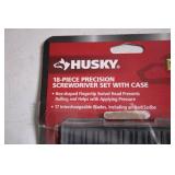 Husky 18-Piece Precision Screwdriver Set with Case