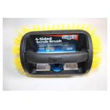 Unger 4-Sided Scrub Brush with Lock-On Thread System
