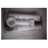 Everbilt Trip Lever Bath Drain 1-1/2 in White Polypropylene