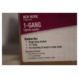 Box of Carlon 1-Gang Shallow Electrical Boxes