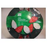 Home Accents Holiday Red/Warm White Faceted C9 LED Lights