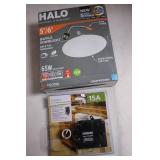Halo 5/6-inch LED Baffle Downlight with Siemens Circuit Interrupter
