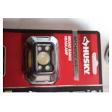 Husky Rechargeable Headlamp with 650 Lumens and 7 Modes
