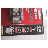 Husky Rechargeable Headlamp with 650 Lumens and 7 Modes