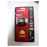 Husky Rechargeable 650 Lumens LED Headlamp with 7 Modes