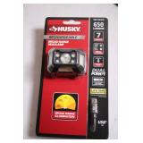 Husky Rechargeable 650 Lumens LED Headlamp with 7 Modes